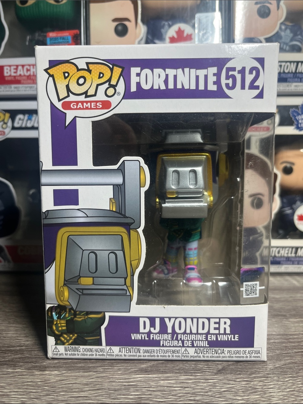 Funko Pop! Fortnite DJ Yonder Vinyl Figure — Silver, Gold, Purple